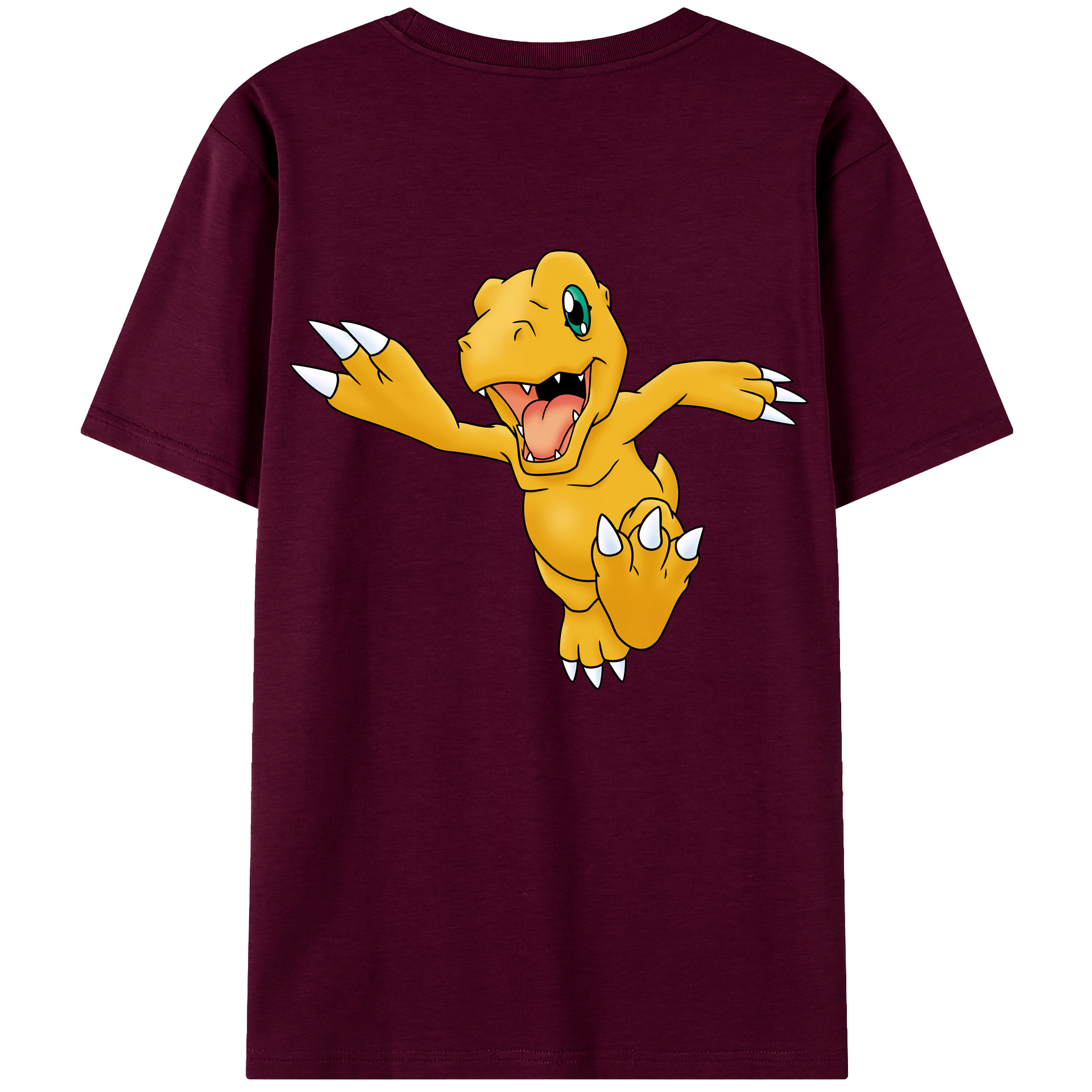 （画像用） Digimon デジタルモンスター/デジモン レディース半袖Tシャツ(バックプリント)